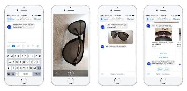 eBay'den Messenger botuyla alışveriş yapılabilecek 2 shopbot