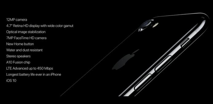 Apple iPhone 7 özellikleri