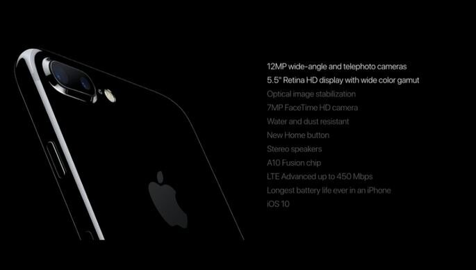 Apple iPhone 7 Plus özellikleri