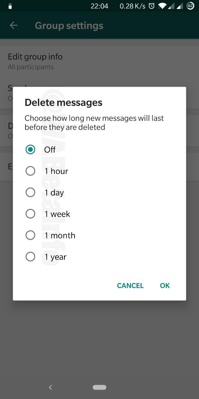 WhatsApp, Kaybolan Mesajlar özelliği kazanıyor